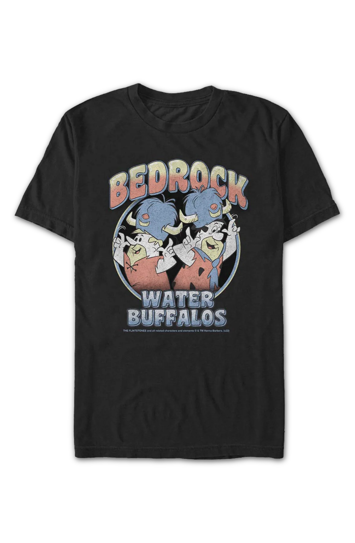 Bedrock Water Buffalos Flintstones T-Shirt - Image 2