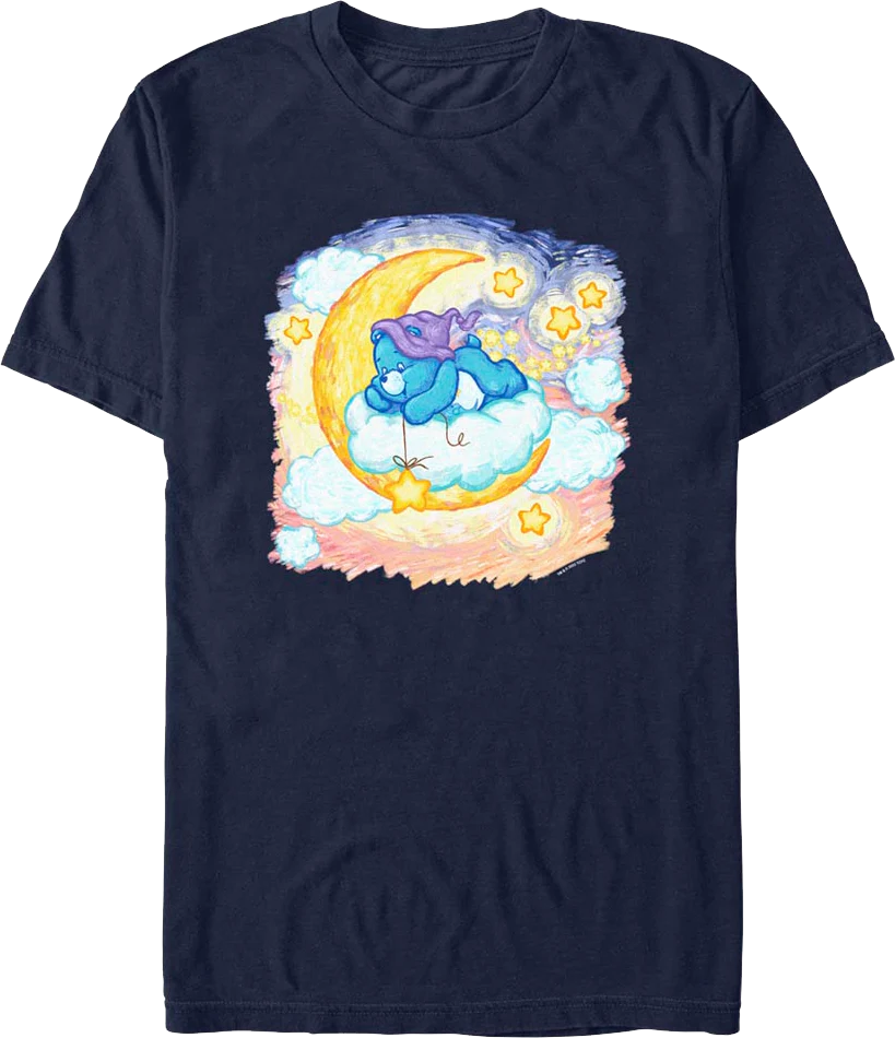 Bedtime Moon And Stars Care Bears T-Shirt