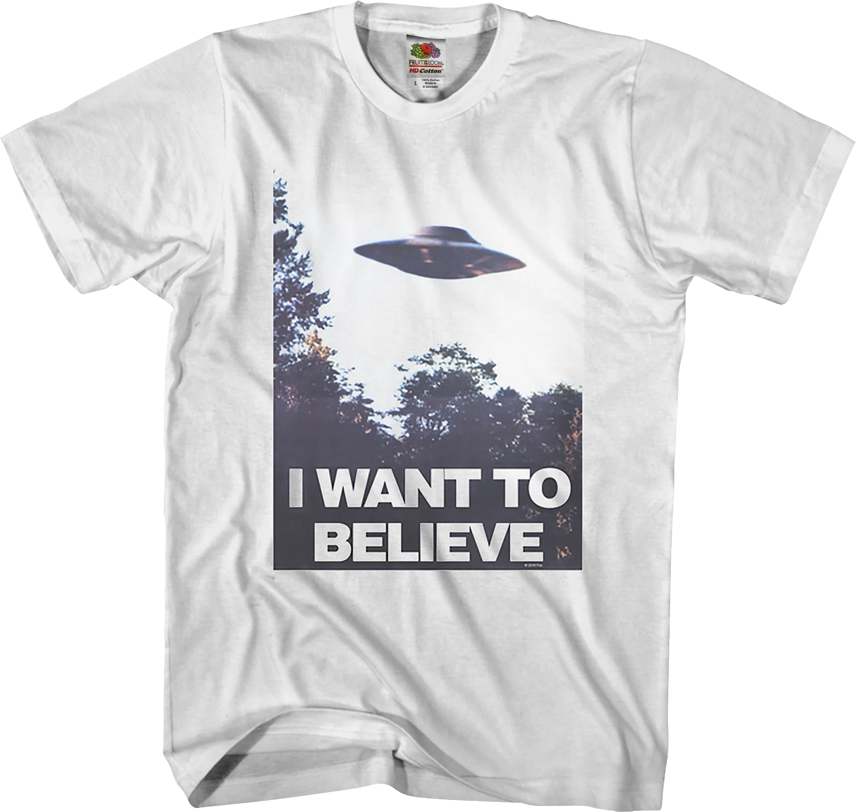 Believe Poster X-Files T-Shirt