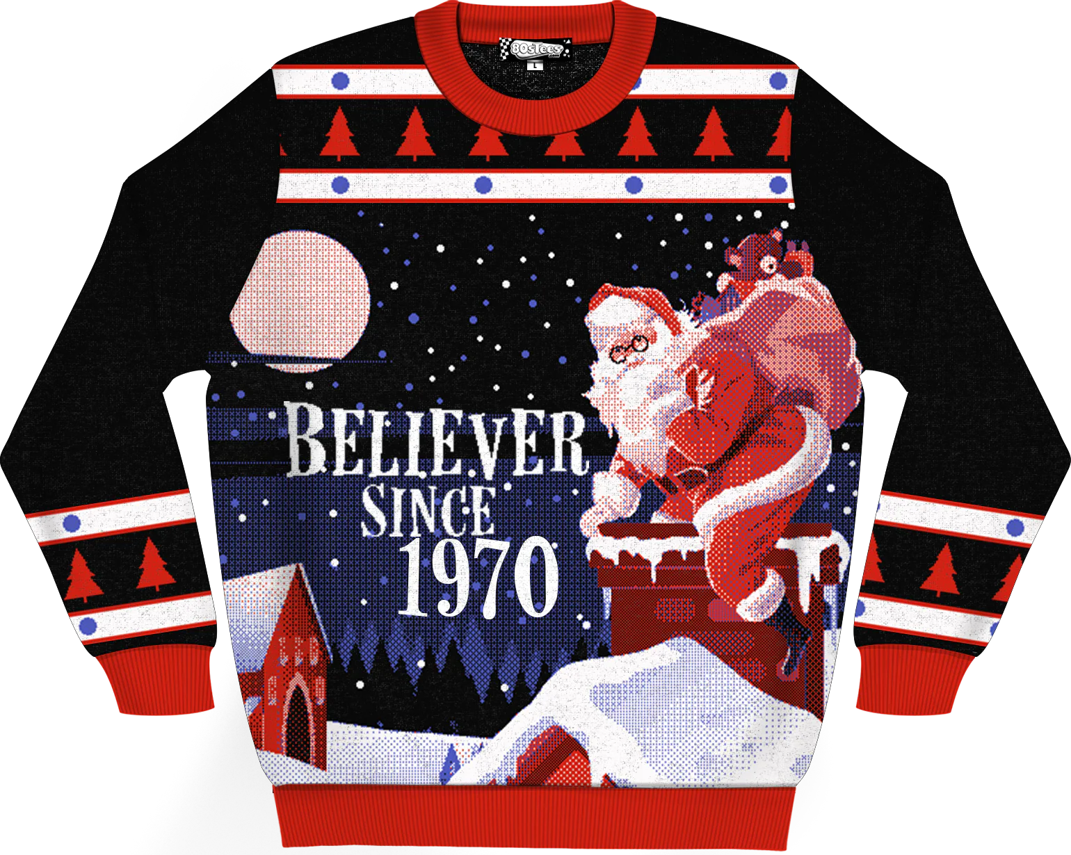 Believer Since 1970 Knitted Christmas Sweater