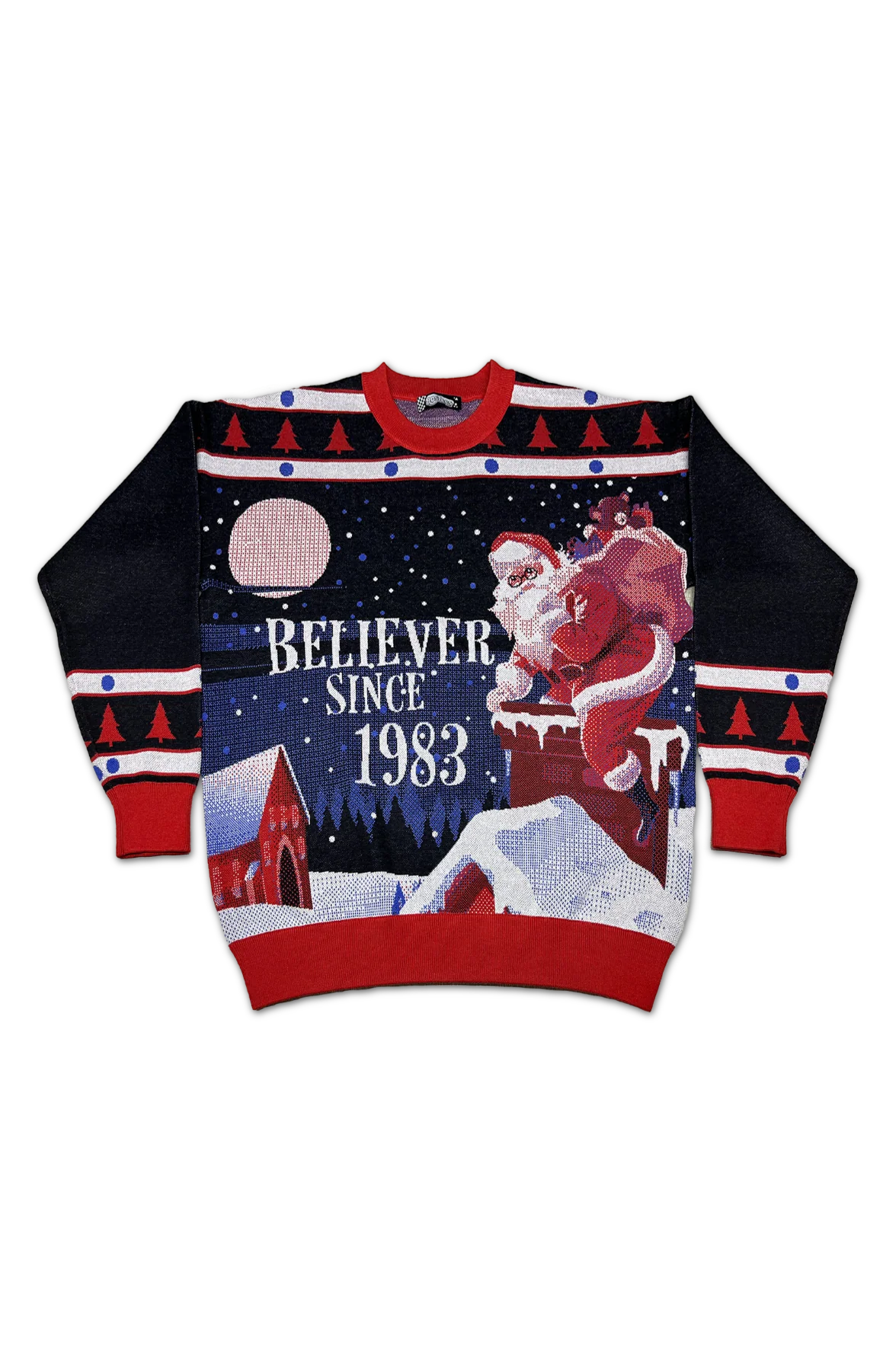 Believer Since 1983 Knitted Christmas Sweater - Image 2