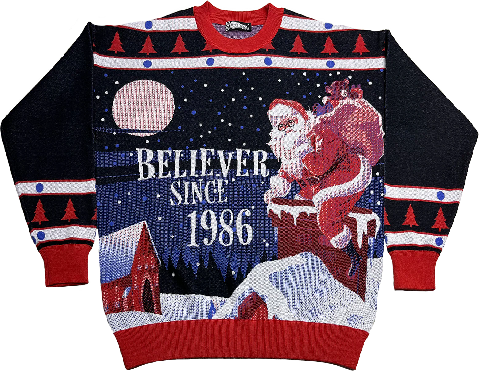 Believer Since 1986 Knitted Christmas Sweater