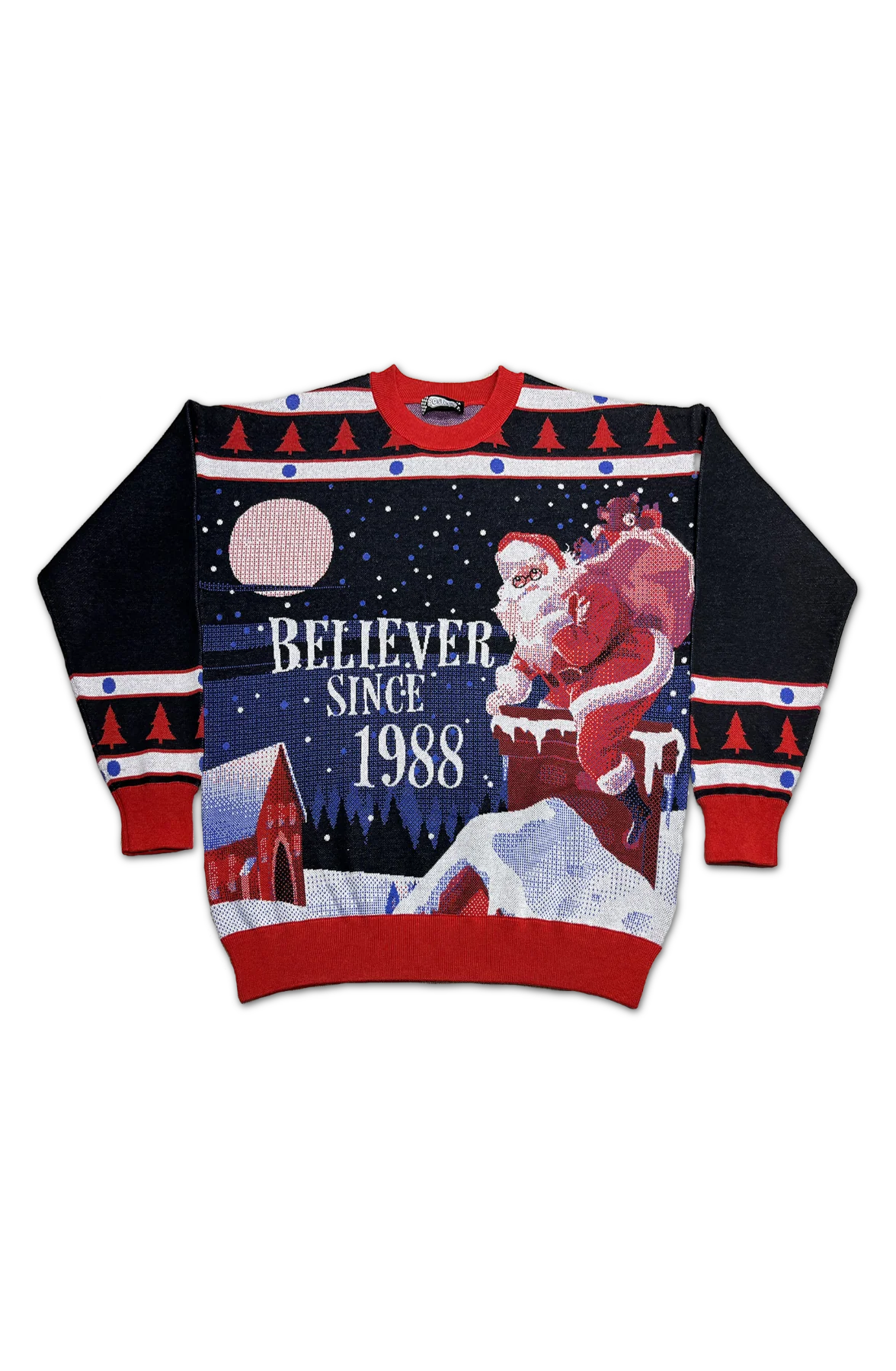 Believer Since 1988 Knitted Christmas Sweater - Image 2