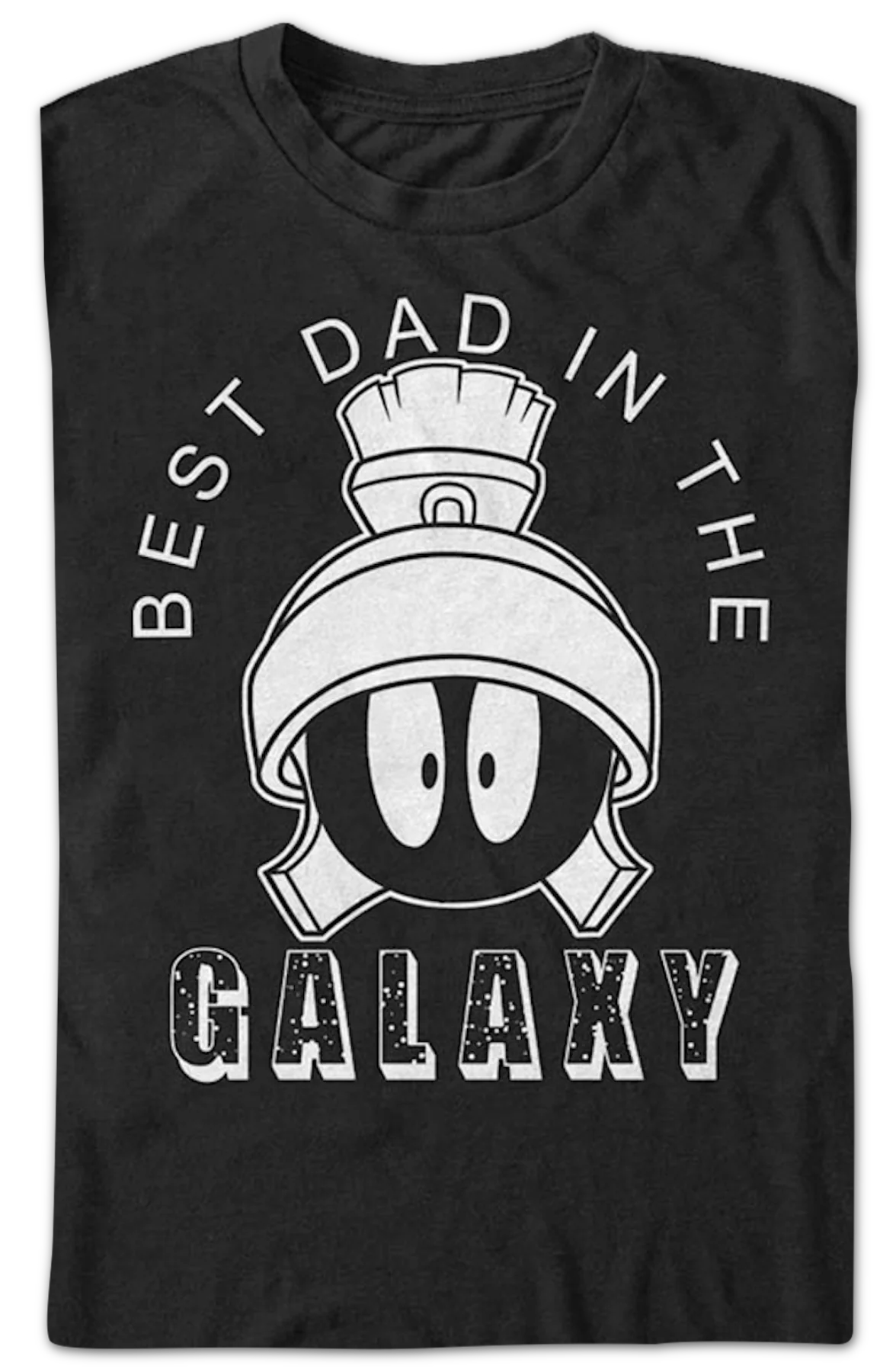 Best Dad In The Galaxy Marvin The Martian Looney Tunes T-Shirt - Image 2