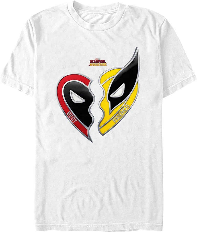 Best Friends Deadpool & Wolverine Marvel Comics T-Shirt