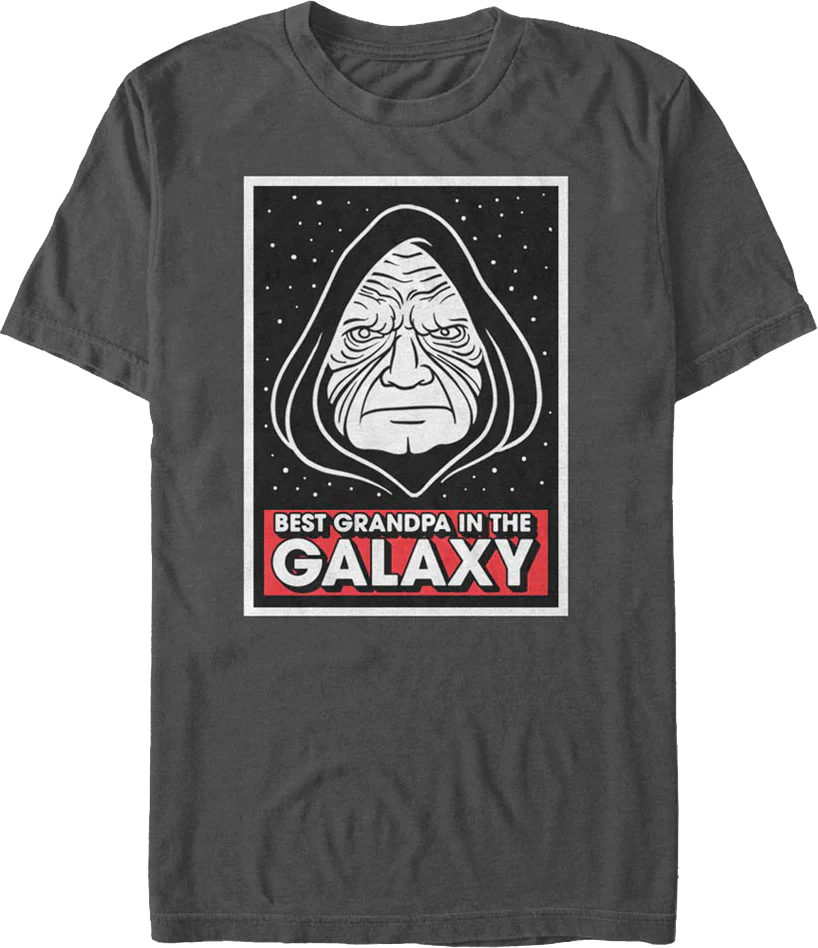 Best Grandpa In The Galaxy Star Wars T-Shirt