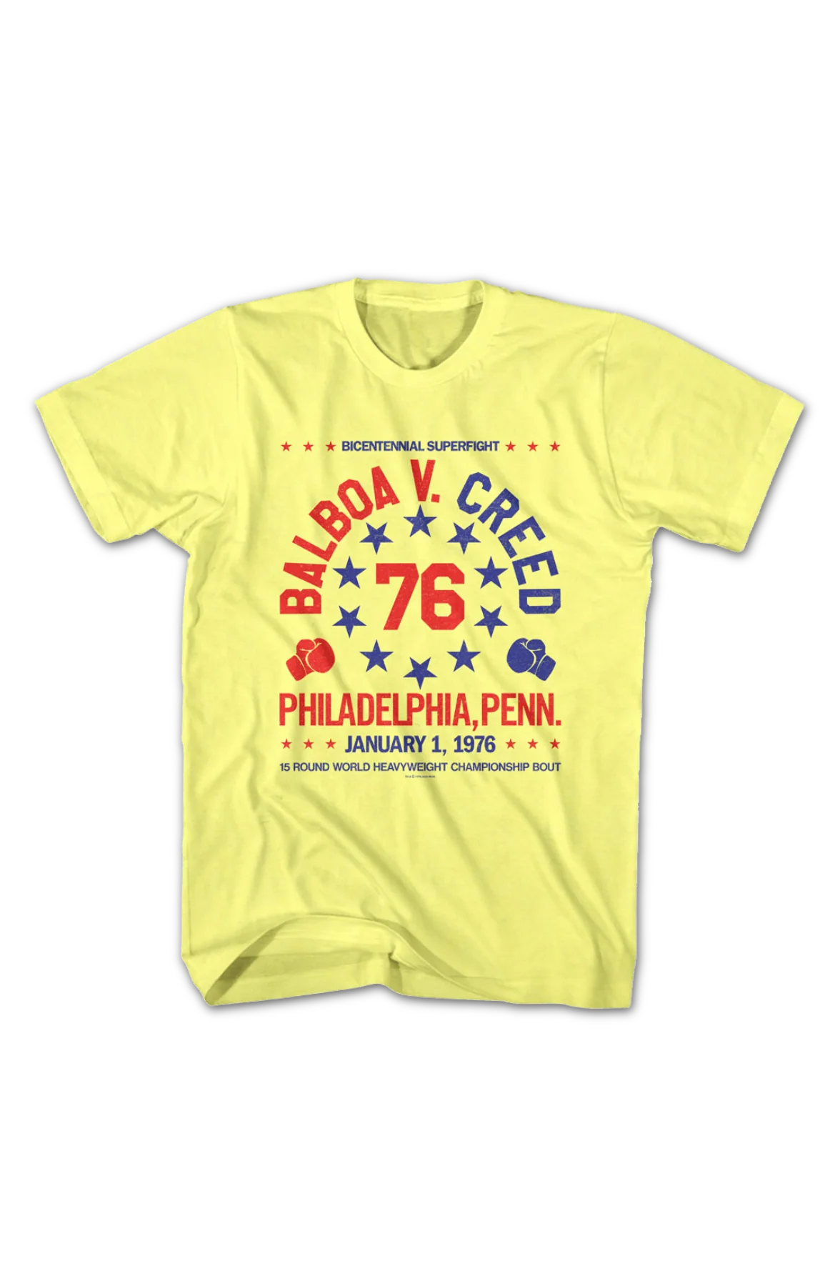 Bicentennial Superfight Balboa V. Creed Rocky T-Shirt - Image 2