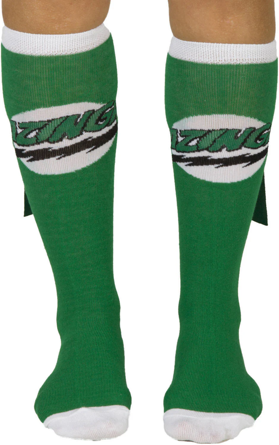 Big Bang Theory Green Bazinga Caped Socks - Image 2