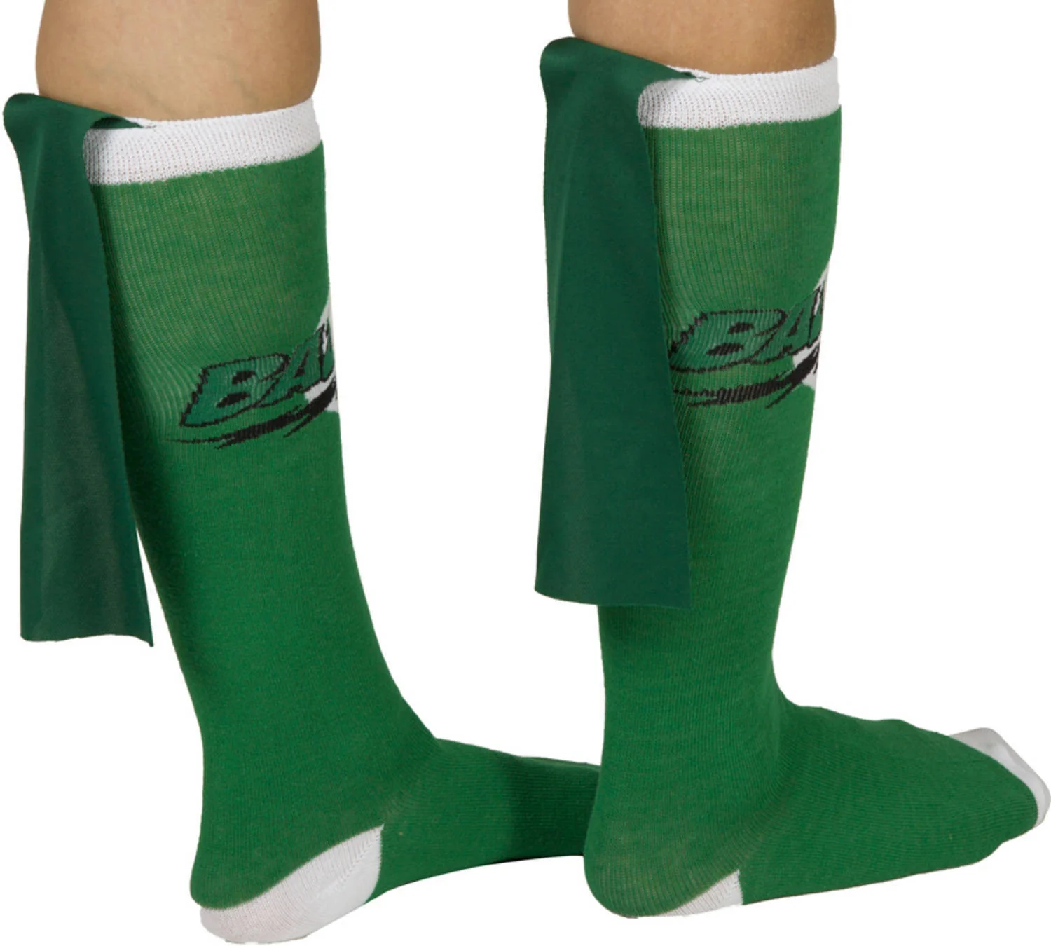 Big Bang Theory Green Bazinga Caped Socks - Image 4