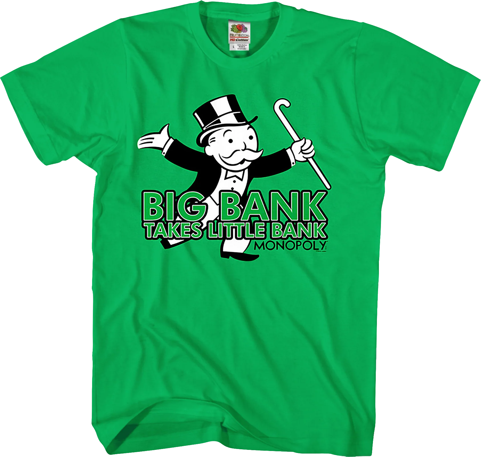 Big Bank Takes Little Bank Monopoly T-Shirt