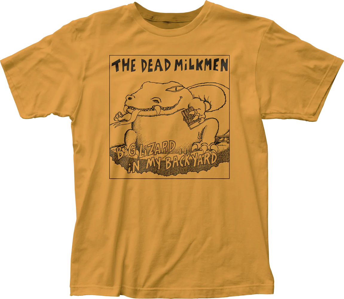 Big Lizard In My Backyard Dead Milkmen T-Shirt