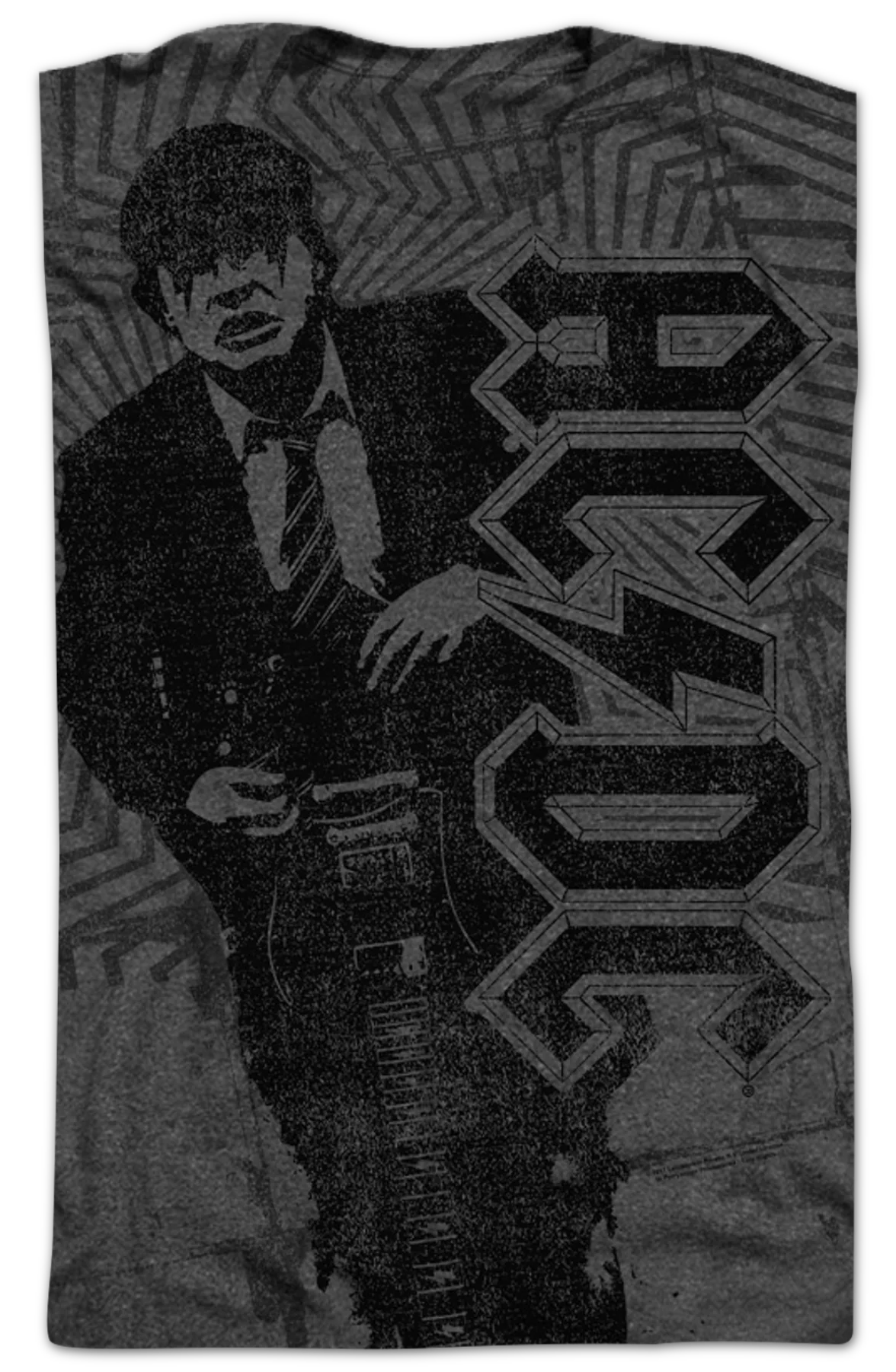 Big Print Angus Young ACDC T-Shirt - Image 2