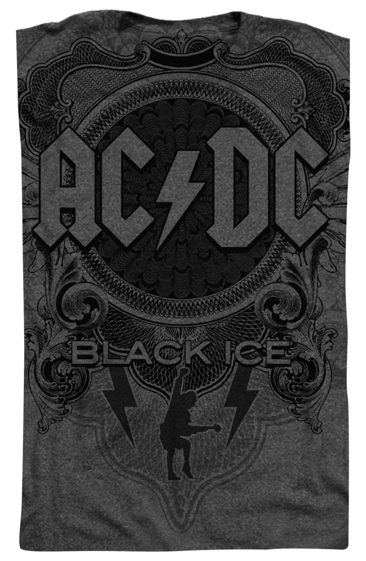 Big Print Black Ice ACDC Shirt - Image 2