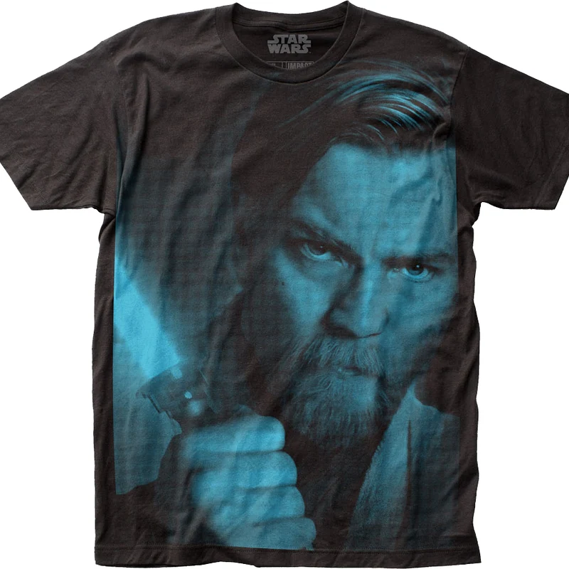Big Print Obi-Wan Kenobi Star Wars T-Shirt