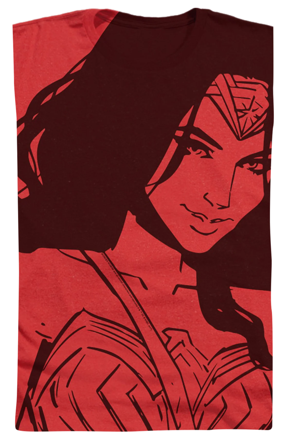 Big Print Wonder Woman T-Shirt - Image 2