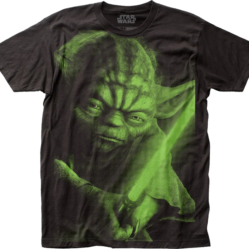Big Print Yoda Star Wars T-Shirt