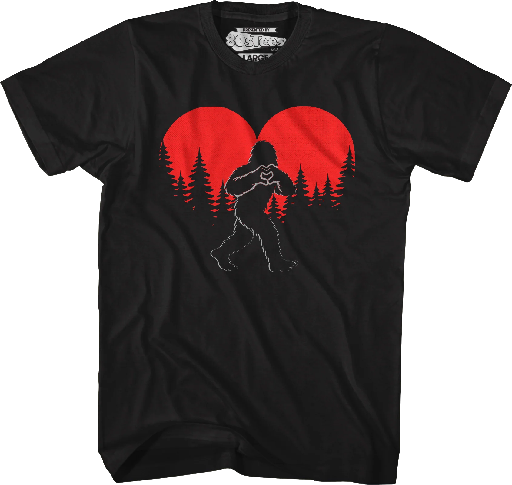 Bigfoot Heart Sun T-Shirt