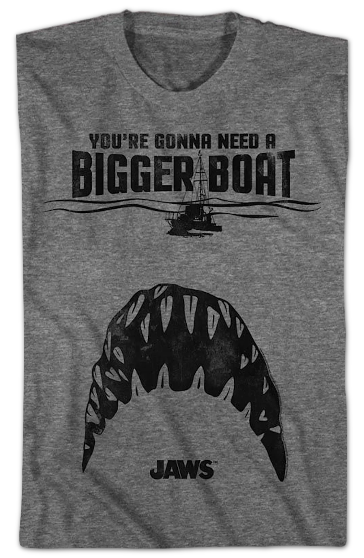 Bigger Boat Teeth Jaws T-Shirt - Image 2