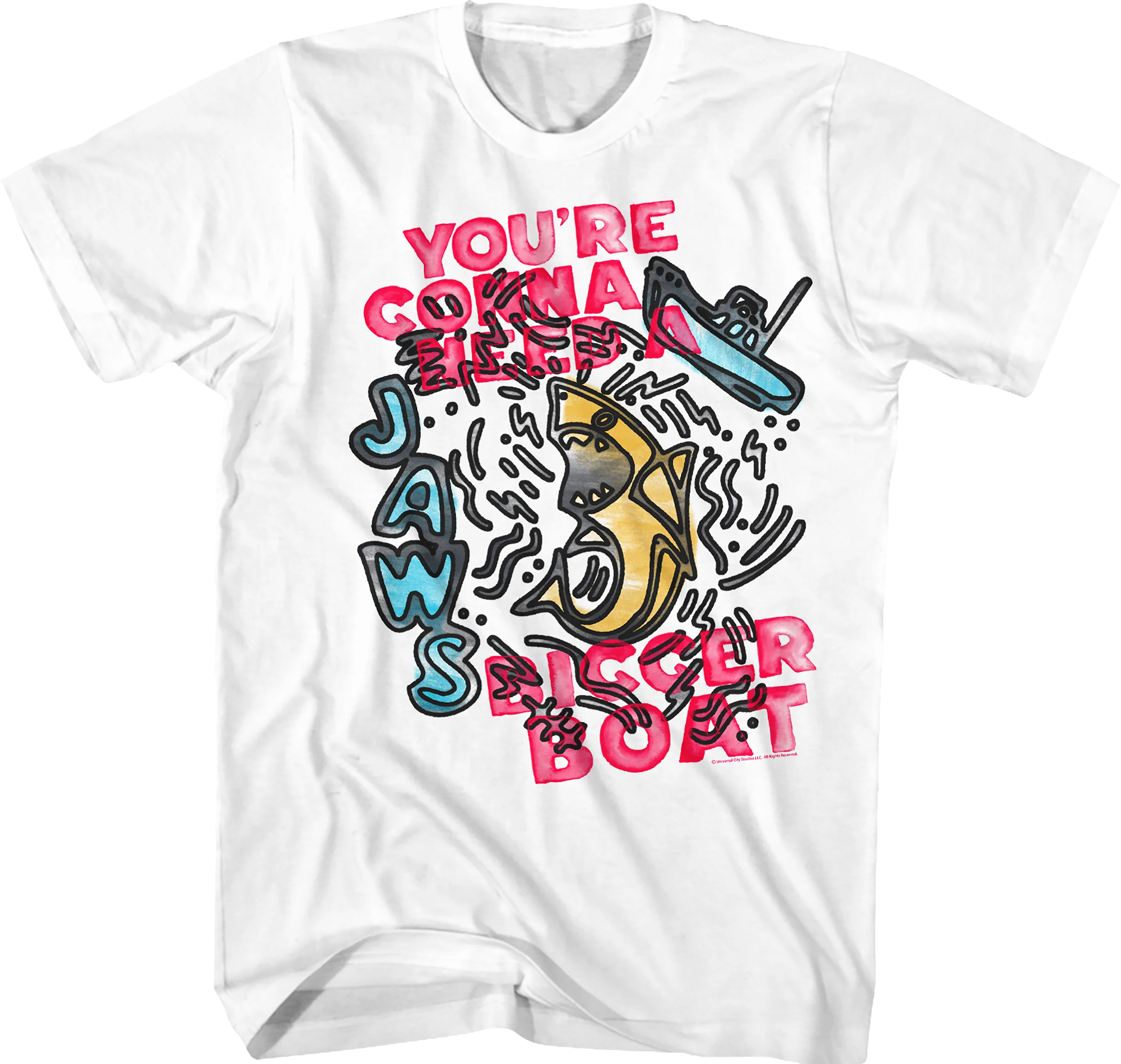 Bigger Sketch Jaws T-Shirt