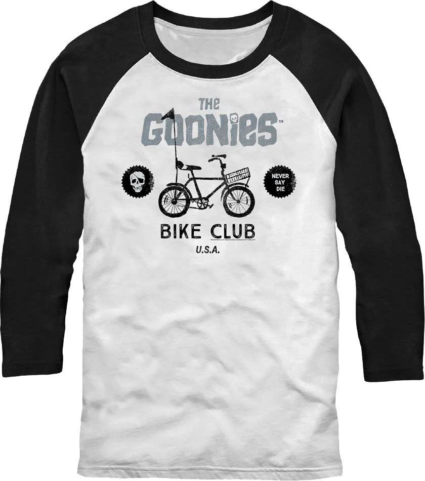Bike Club Goonies Raglan Baseball Shirt