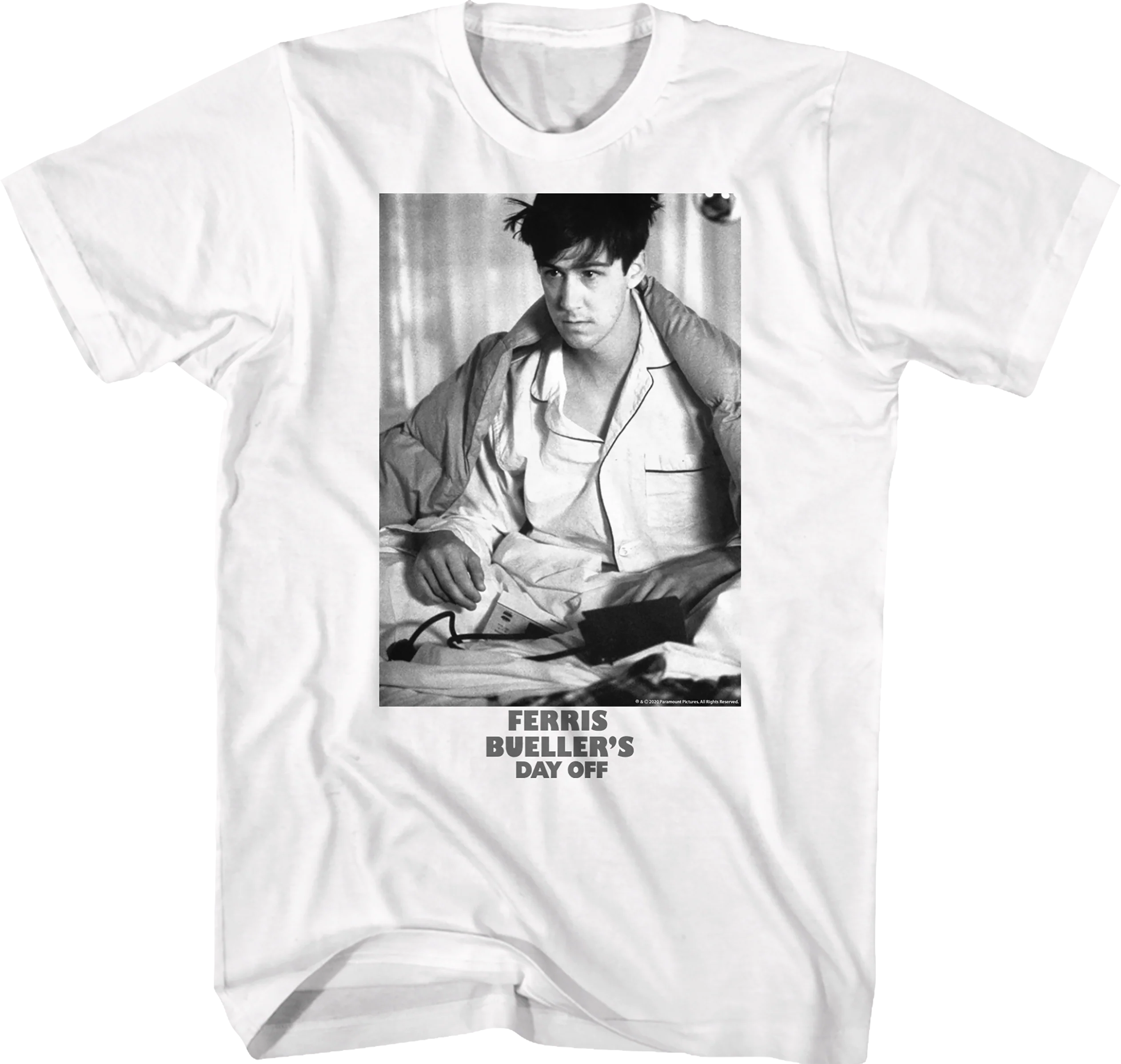 Black and White Cameron Photo Ferris Bueller's Day Off T-Shirt