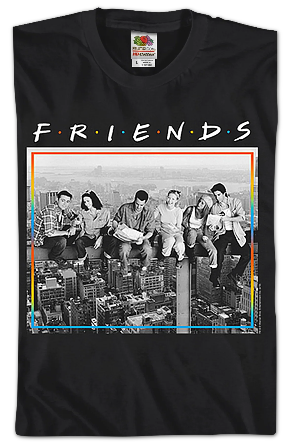 Black and White Friends T-Shirt - Image 2