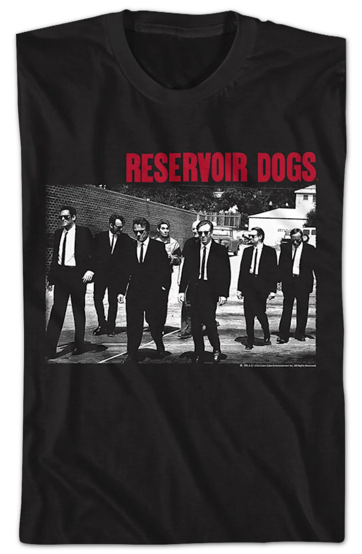 Black And White Group Photo Reservoir Dogs T-Shirt - Image 2