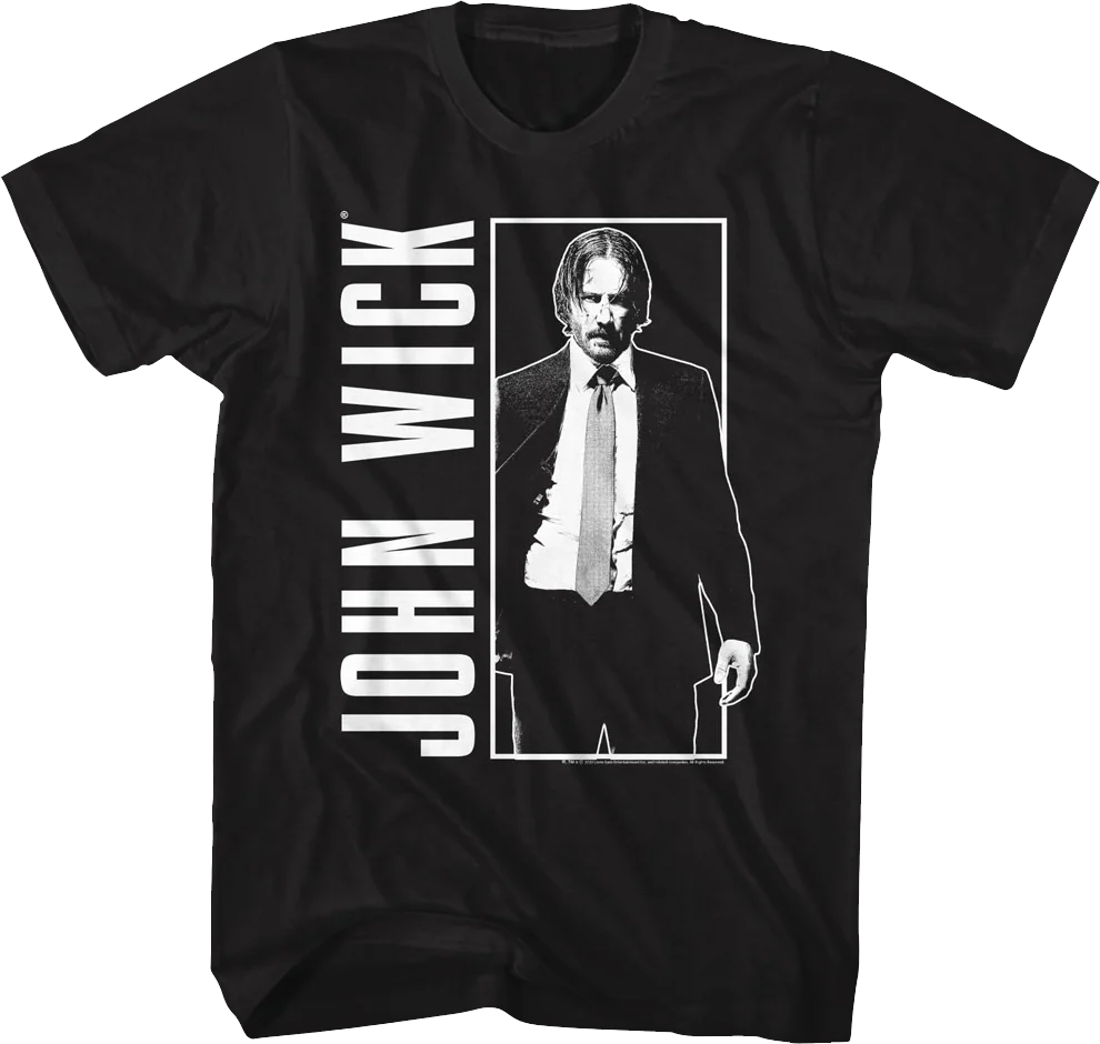 Black And White John Wick T-Shirt