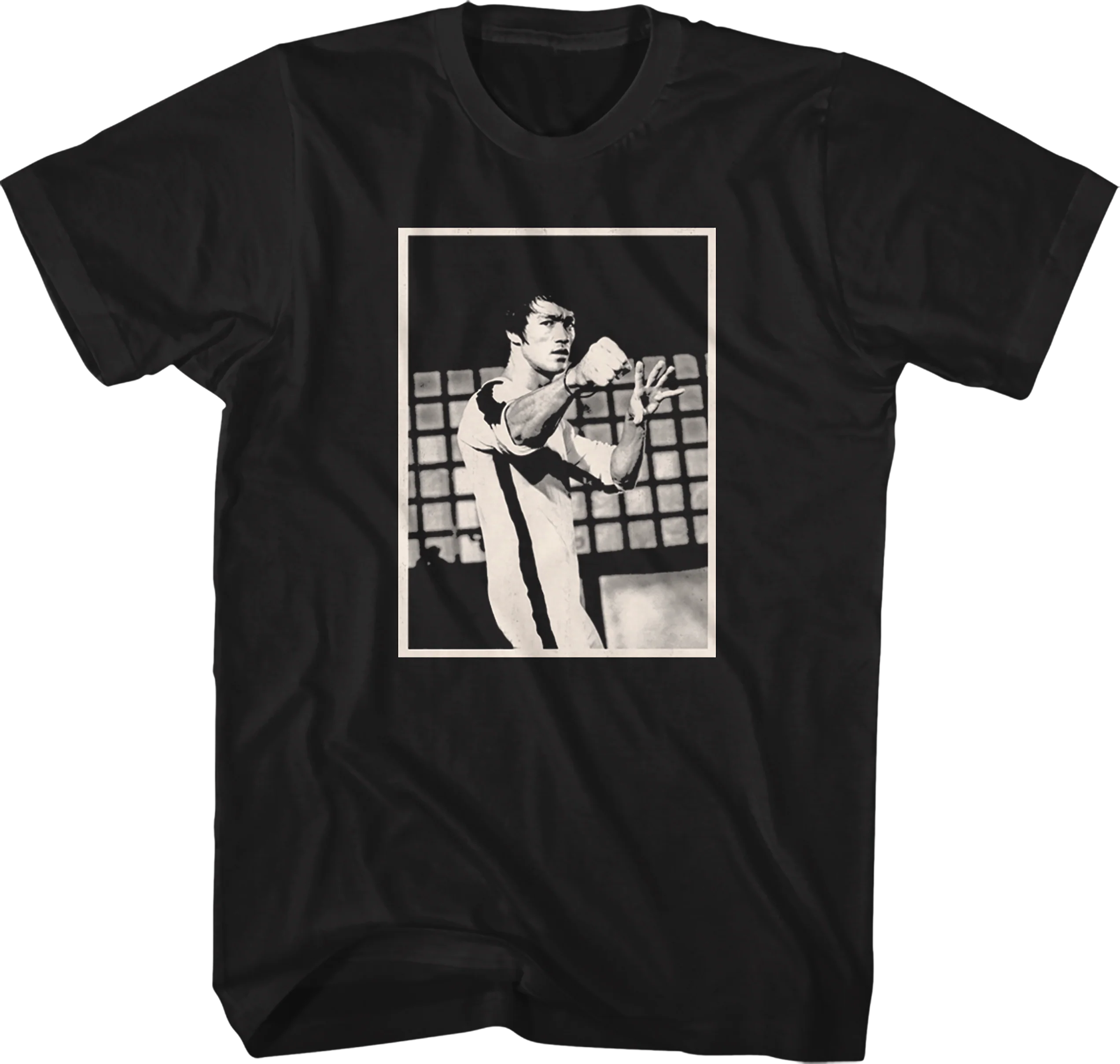 Black And White Jun Fan Gung Fu Bruce Lee T-Shirt