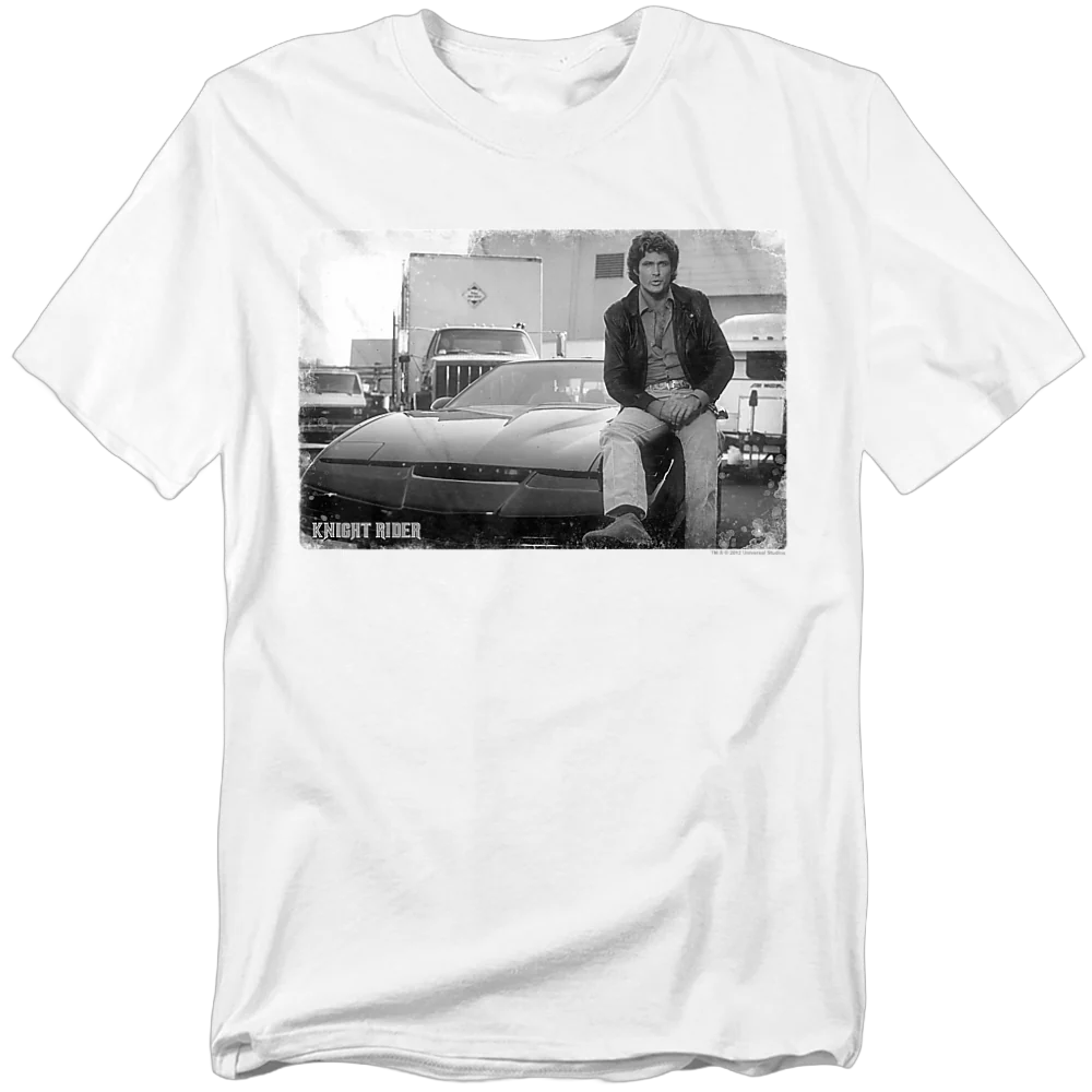 Black and White Knight Rider T-Shirt