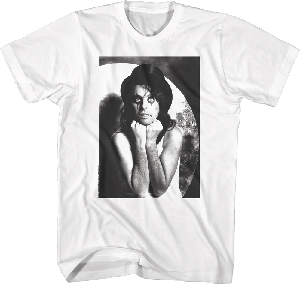 Black And White Photo Alice Cooper T-Shirt