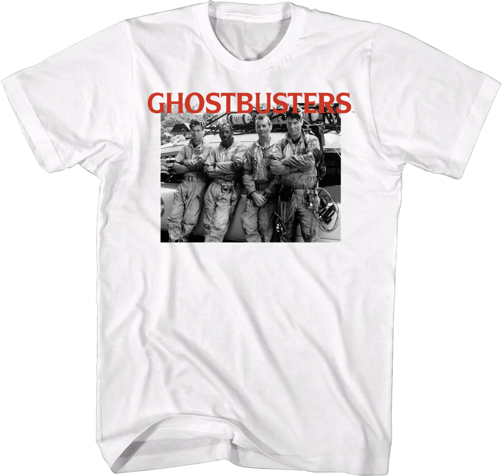 Black And White Photo Ghostbusters T-Shirt