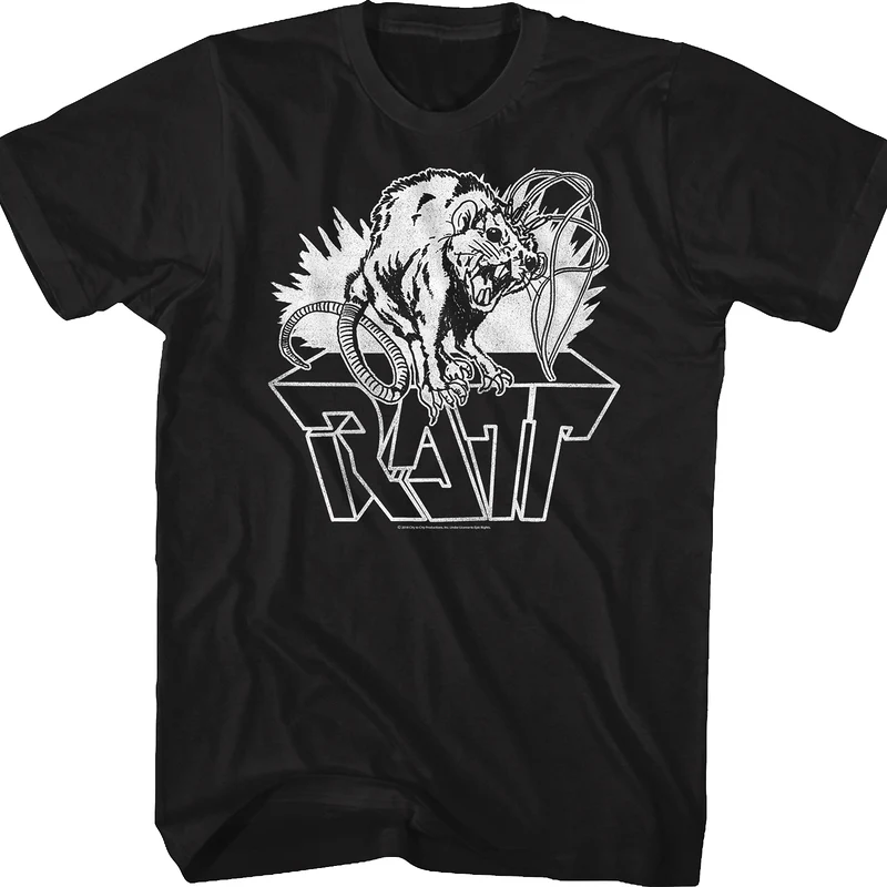 Black and White Ratt T-Shirt