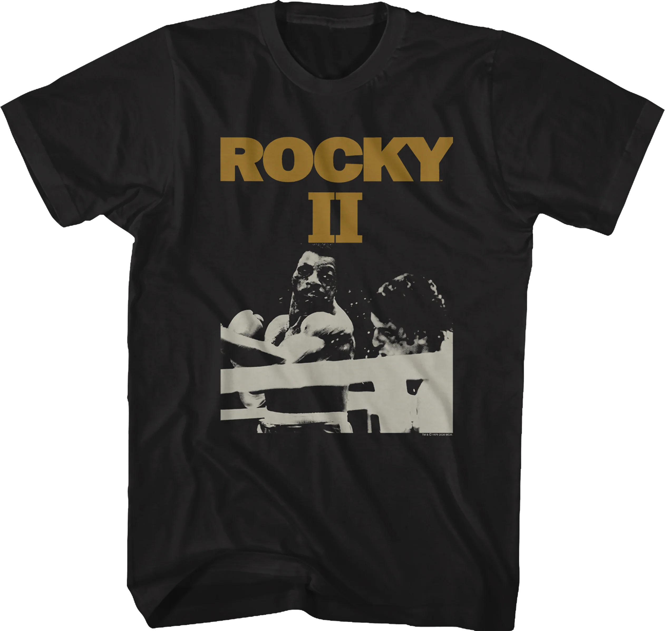 Black and White Rocky II T-Shirt