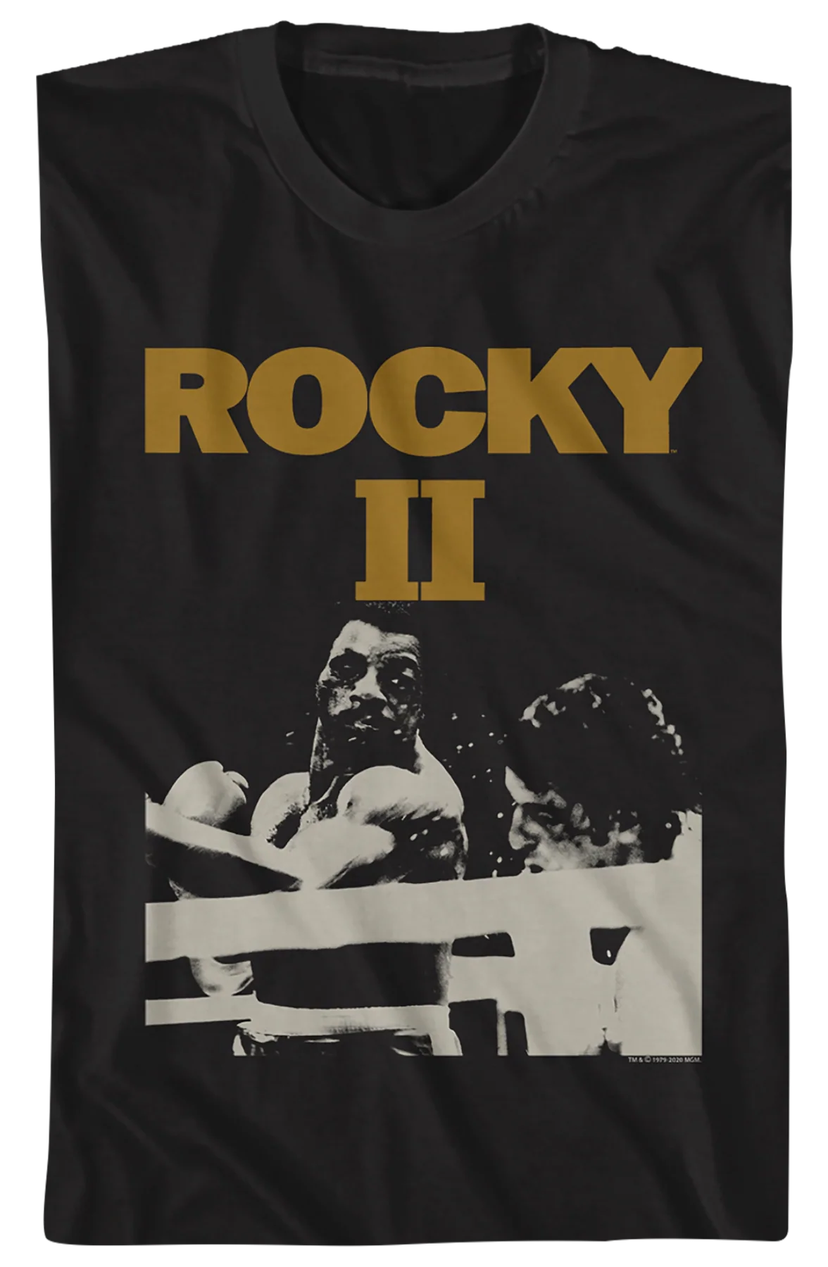 Black and White Rocky II T-Shirt - Image 2
