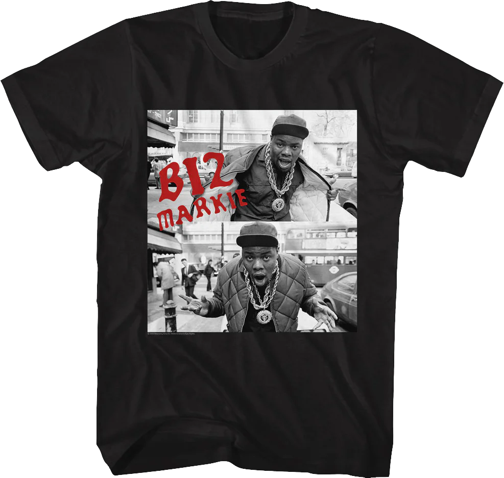 Black And White Street Photos Biz Markie T-Shirt