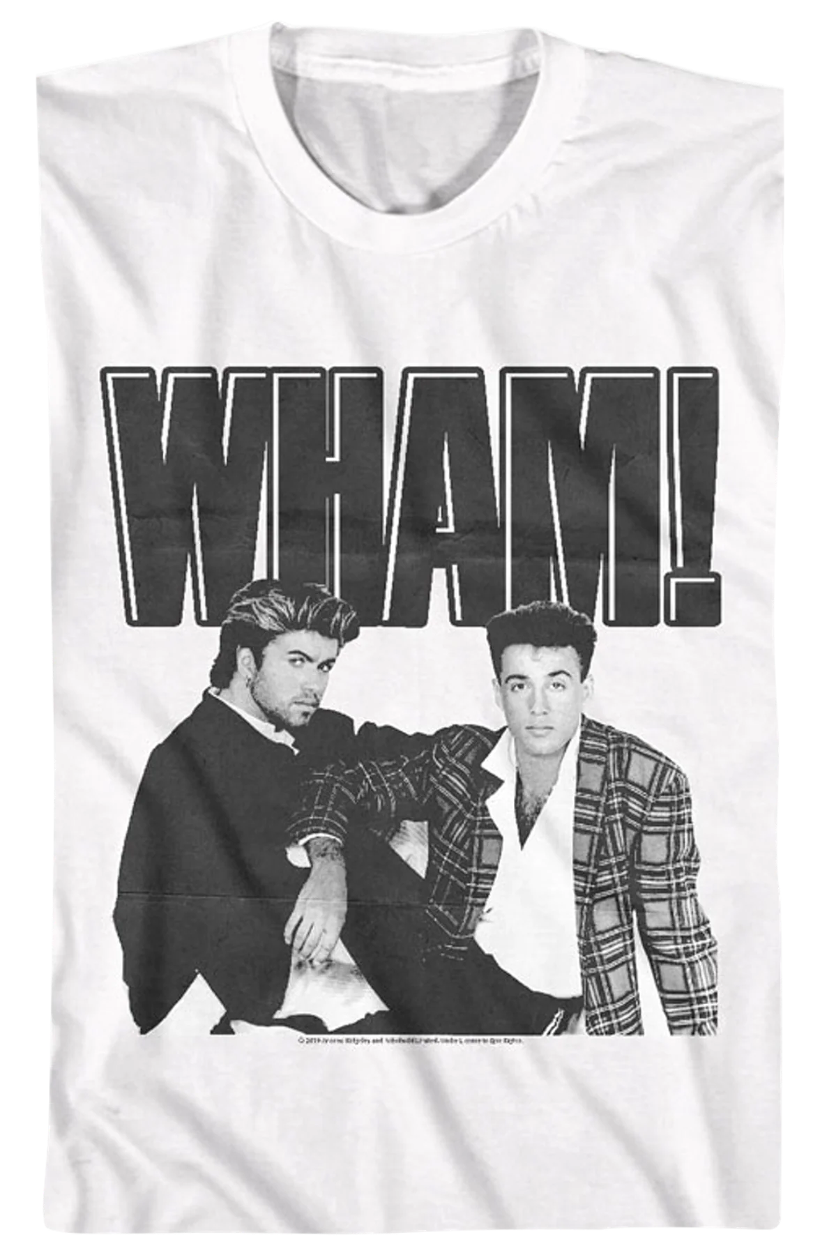 Black and White Wham T-Shirt