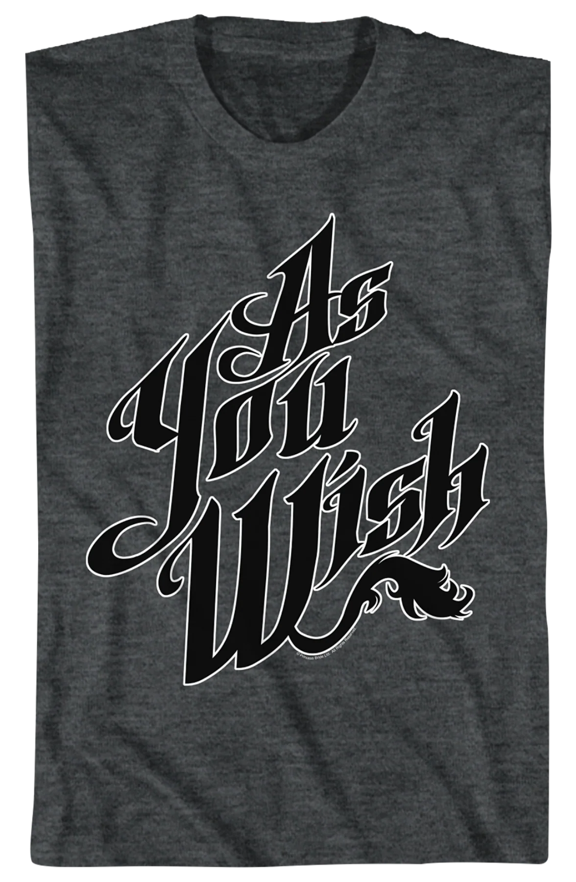 Black As You Wish Princess Bride T-Shirt - Image 2