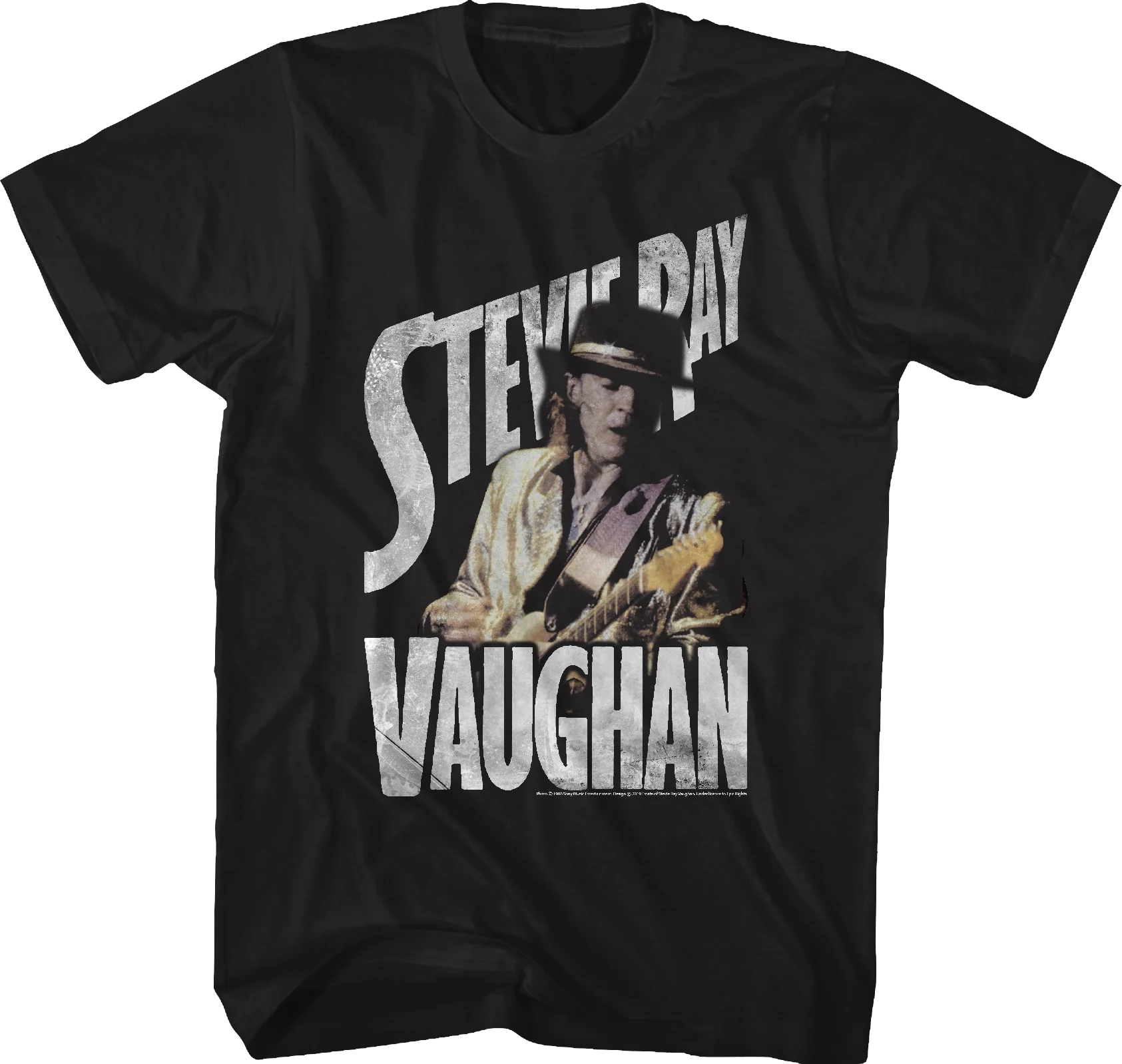 Black Hat Stevie Ray Vaughan T-Shirt