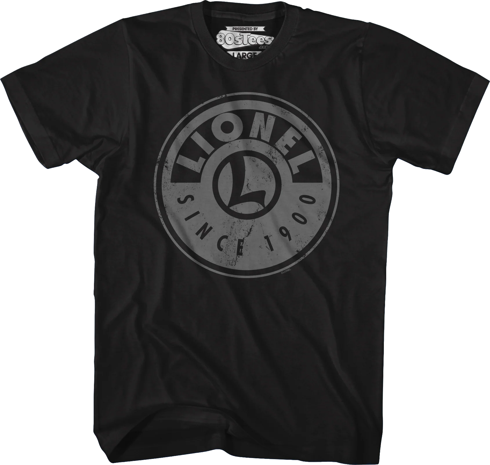 Black Logo Lionel Trains T-Shirt