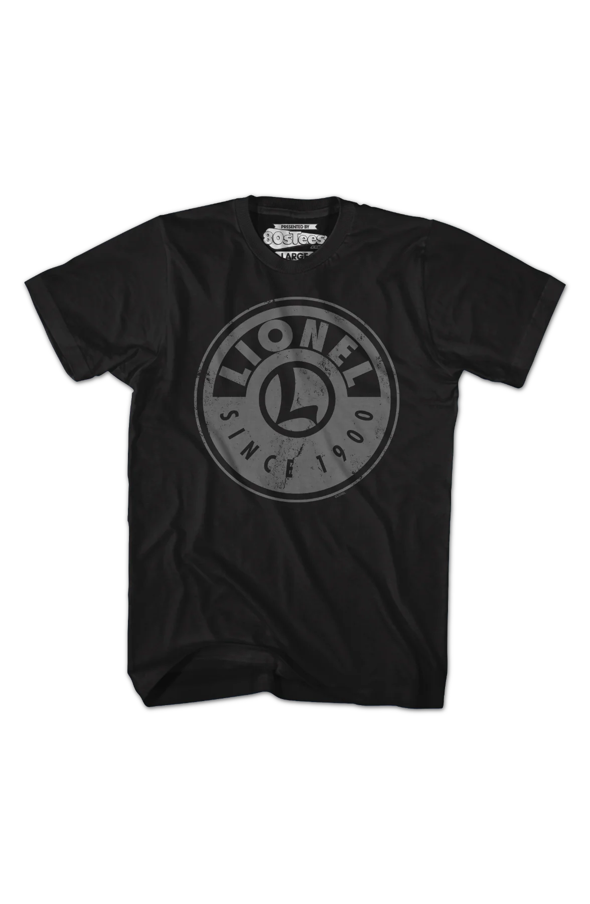Black Logo Lionel Trains T-Shirt - Image 2