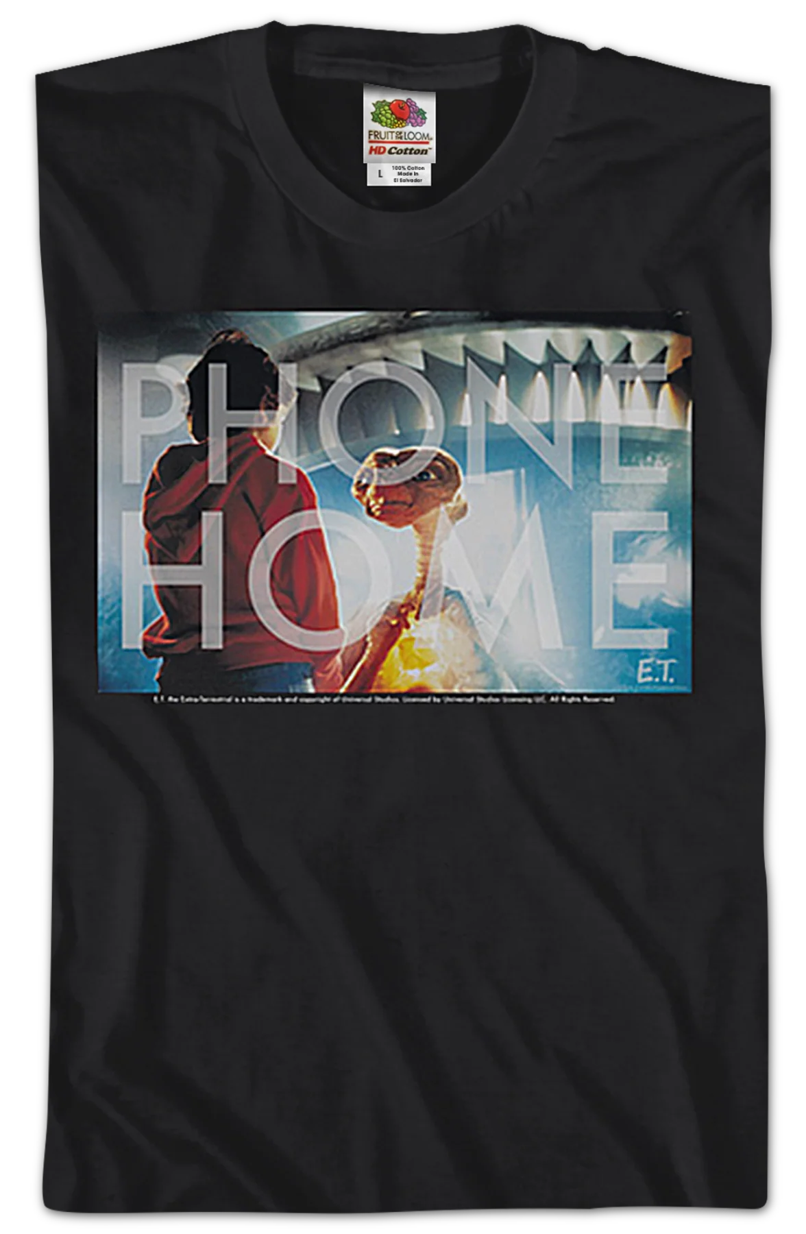 Black Phone Home ET Shirt - Image 2