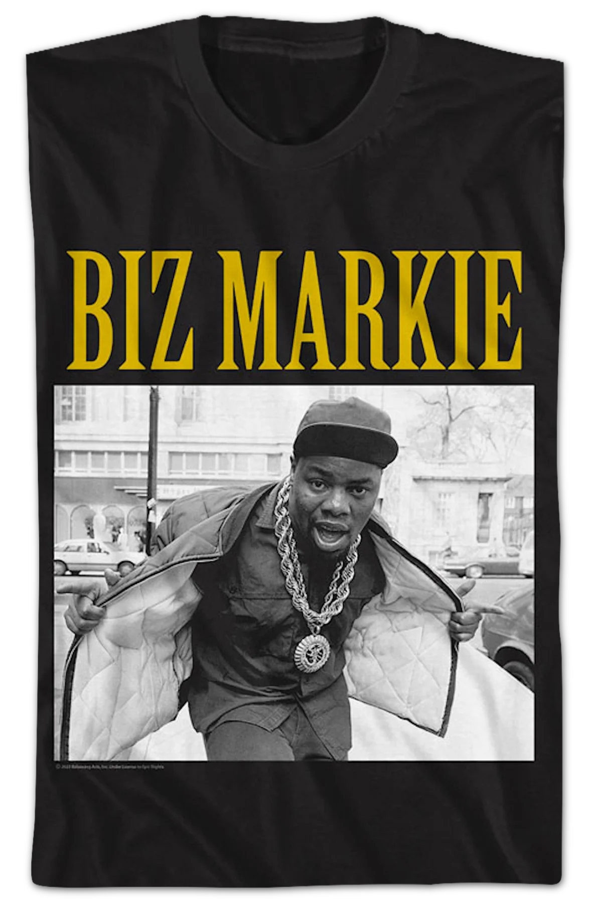 Black Photo Biz Markie T-Shirt - Image 2