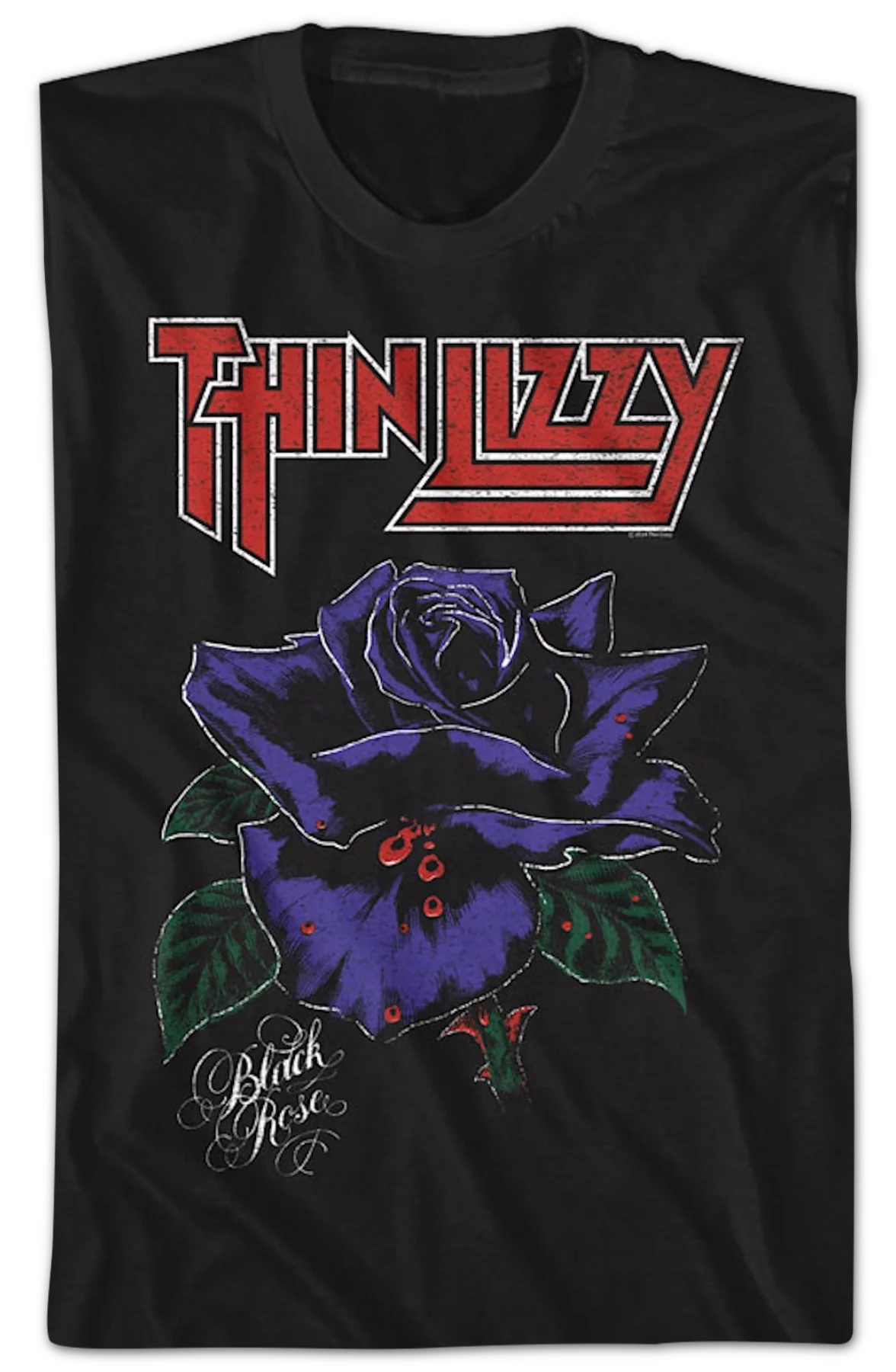 Black Rose Thin Lizzy T-Shirt - Image 2