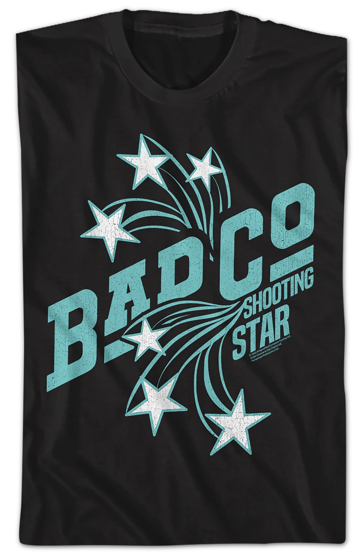 Black Shooting Star Bad Company T-Shirt - Image 2