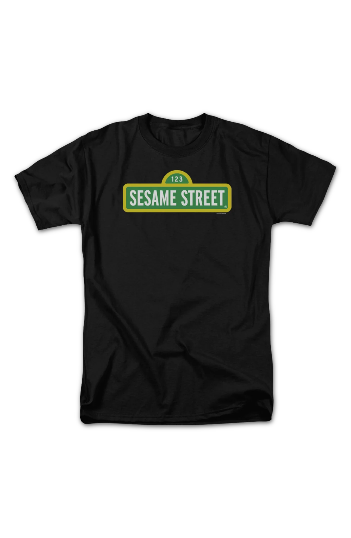 Black Sign Sesame Street T-Shirt - Image 2