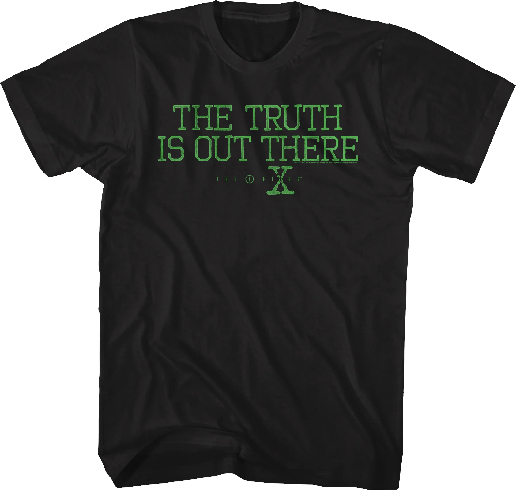 Black The Truth Is Out There X-Files T-Shirt