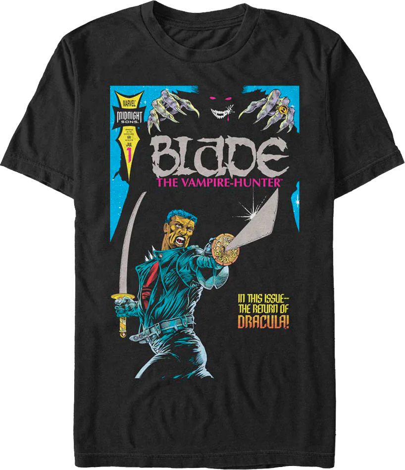 Blade The Vampire Hunter Marvel Comics T-Shirt