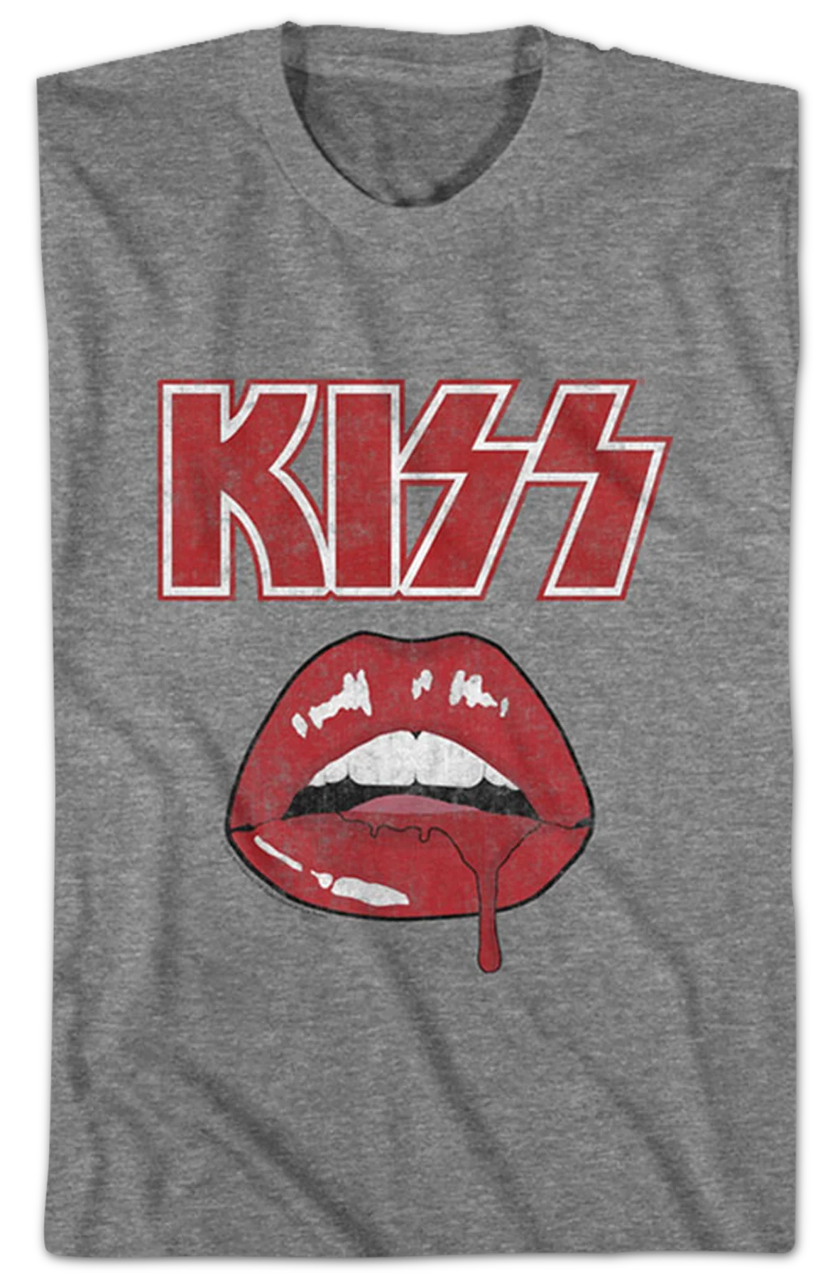 Bleeding Lip KISS T-Shirt - Image 2