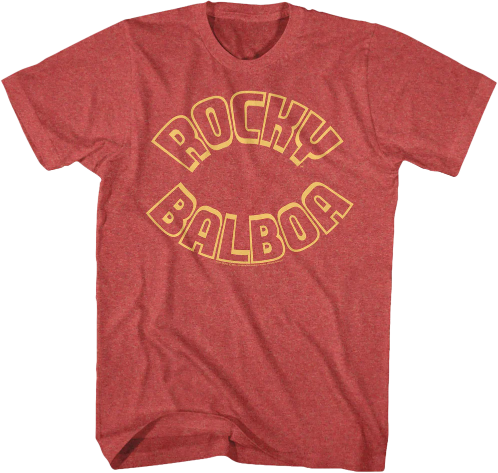 Block Letters Rocky Balboa T-Shirt